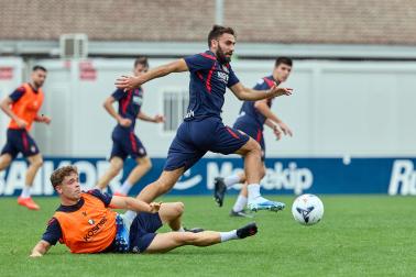Entrenamiento de Osasuna, sábado 3 de octubre