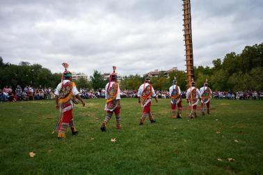 Ceremonia del Ritual de los Voladores de Papantla en Pamplona