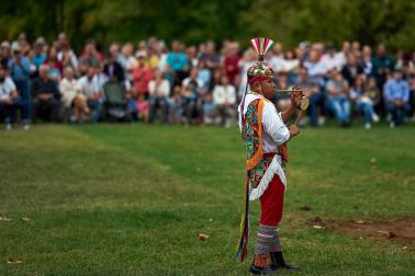 Ceremonia del Ritual de los Voladores de Papantla en Pamplona
