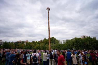 Ceremonia del Ritual de los Voladores de Papantla en Pamplona