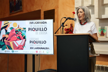 Entrega del Piquillo de Plata a Nagore Irazuegi en la Exaltación del Piquillo