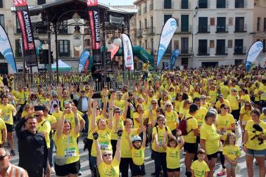 Fotos de la IX Marcha Contra el Cáncer de la Ribera celebrada en Tudela