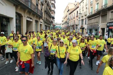 Fotos de la IX Marcha Contra el Cáncer de la Ribera celebrada en Tudela