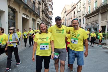 Fotos de la IX Marcha Contra el Cáncer de la Ribera celebrada en Tudela