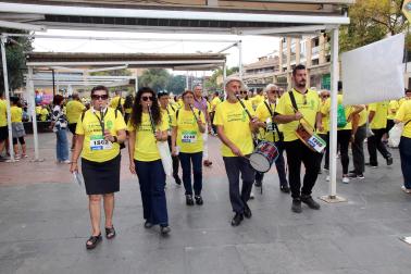 Fotos de la IX Marcha Contra el Cáncer de la Ribera celebrada en Tudela