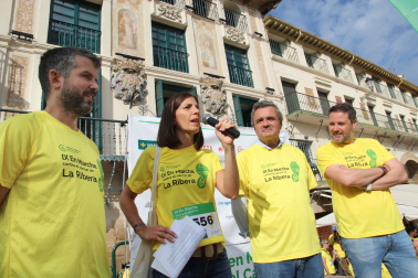 De izquierda a derecha: Joaquim Torrents, Isabel Calvo, Rafael Teijeira, y Alejandro Toquero