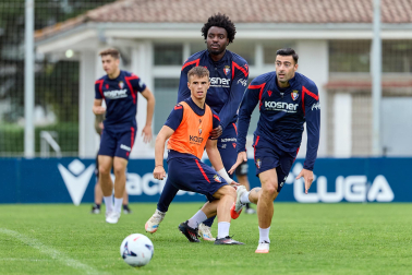 Foto del entrenamiento de Osasuna de este 6 de octubre