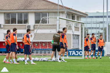 Foto del entrenamiento de Osasuna de este 6 de octubre