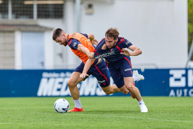 Foto del entrenamiento de Osasuna de este 6 de octubre