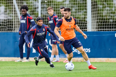 Foto del entrenamiento de Osasuna de este 6 de octubre