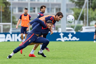 Foto del entrenamiento de Osasuna de este 6 de octubre