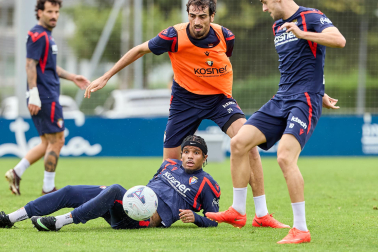 Foto del entrenamiento de Osasuna de este 6 de octubre