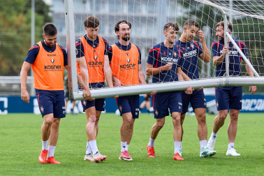 Foto del entrenamiento de Osasuna de este 6 de octubre
