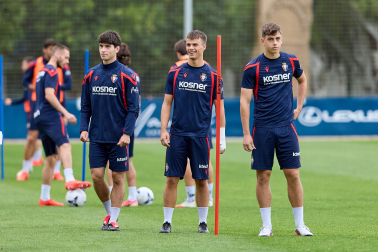 Foto del entrenamiento de Osasuna de este 6 de octubre