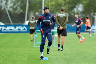 Foto del entrenamiento de Osasuna de este 6 de octubre