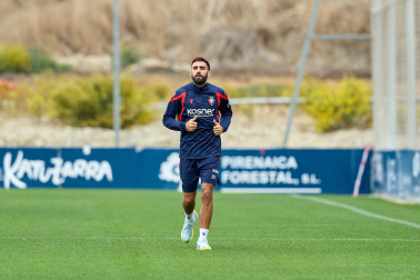 Foto del entrenamiento de Osasuna de este 6 de octubre