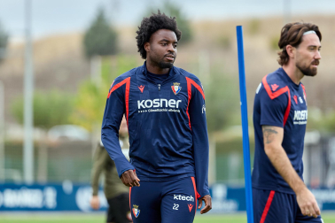 Foto del entrenamiento de Osasuna de este 6 de octubre