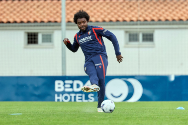Foto del entrenamiento de Osasuna de este 6 de octubre