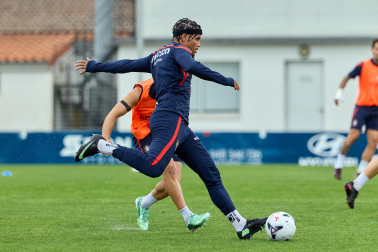 Foto del entrenamiento de Osasuna de este 6 de octubre