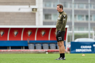 Foto del entrenamiento de Osasuna de este 6 de octubre