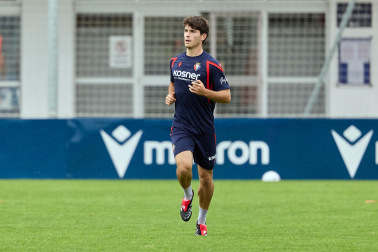 Foto del entrenamiento de Osasuna de este 6 de octubre