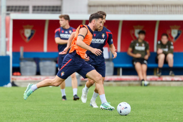 Foto del entrenamiento de Osasuna de este 6 de octubre