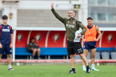 Foto del entrenamiento de Osasuna de este 6 de octubre