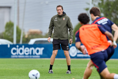 Foto del entrenamiento de Osasuna de este 6 de octubre