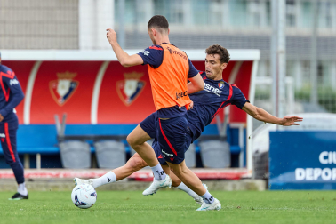 Foto del entrenamiento de Osasuna de este 6 de octubre