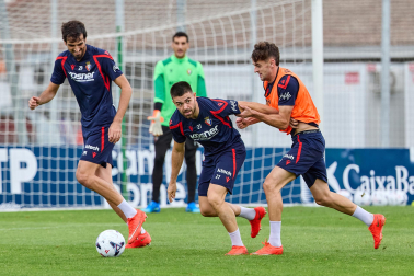 Foto del entrenamiento de Osasuna de este 6 de octubre
