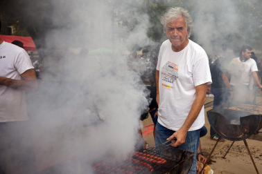 Celebración y gastronomía se citaron este martes, 6 de octubre. en las fiestas de Villava con la costillada popular