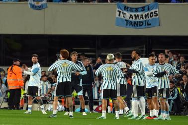 Fotos de la despedida de Messi de la selección argentina