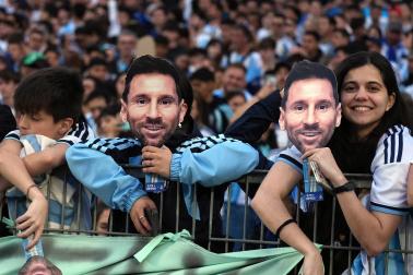 Fotos de la despedida de Messi de la selección argentina