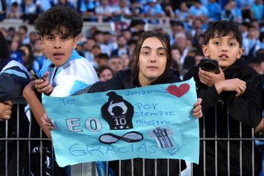 Fotos de la despedida de Messi de la selección argentina