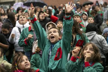 Fotos del cohete de fiestas de Lekunberri 2026