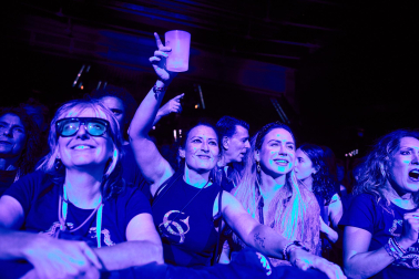 El público asistente al festival disfrutó del rock