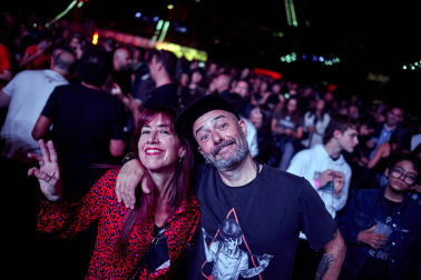 El público asistente al festival disfrutó del rock