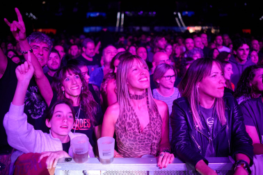 El público asistente al festival disfrutó del rock