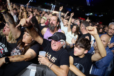 El público asistente al festival disfrutó del rock