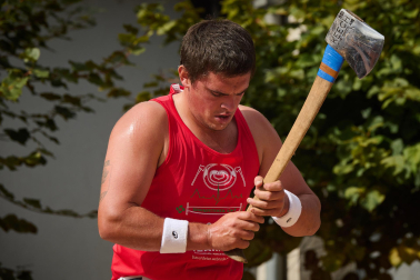 Fotos del Campeonato Navarro de Aizkora de Primera Categoría en Lekunberri.