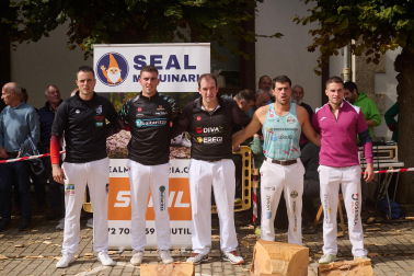 Fotos del Campeonato Navarro de Aizkora de Primera Categoría en Lekunberri.