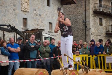 Fotos del Campeonato Navarro de Aizkora de Primera Categoría en Lekunberri.