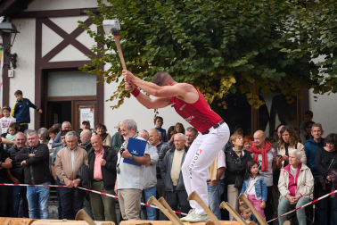 Fotos del Campeonato Navarro de Aizkora de Primera Categoría en Lekunberri.