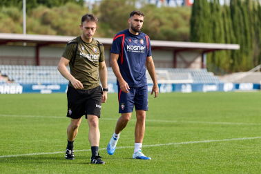 Luis Miguel Ramis dirigió este lunes, 12 de octubre, su última entrenamiento como entrenador de Osasuna antes de ser cesado