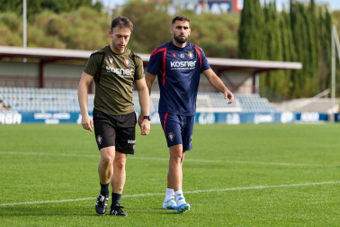 Luis Miguel Ramis dirigió este lunes, 12 de octubre, su última entrenamiento como entrenador de Osasuna antes de ser cesado