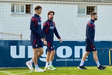 Luis Miguel Ramis dirigió este lunes, 12 de octubre, su última entrenamiento como entrenador de Osasuna antes de ser cesado