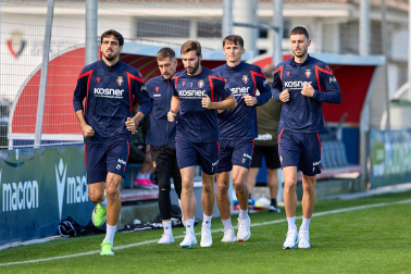 Luis Miguel Ramis dirigió este lunes, 12 de octubre, su última entrenamiento como entrenador de Osasuna antes de ser cesado