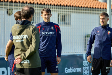 Luis Miguel Ramis dirigió este lunes, 12 de octubre, su última entrenamiento como entrenador de Osasuna antes de ser cesado