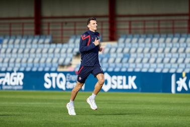 Luis Miguel Ramis dirigió este lunes, 12 de octubre, su última entrenamiento como entrenador de Osasuna antes de ser cesado