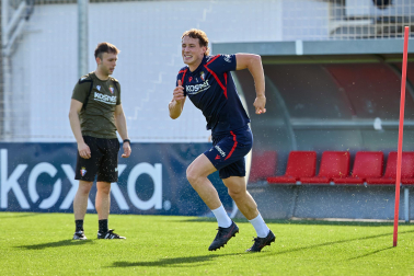 Luis Miguel Ramis dirigió este lunes, 12 de octubre, su última entrenamiento como entrenador de Osasuna antes de ser cesado
